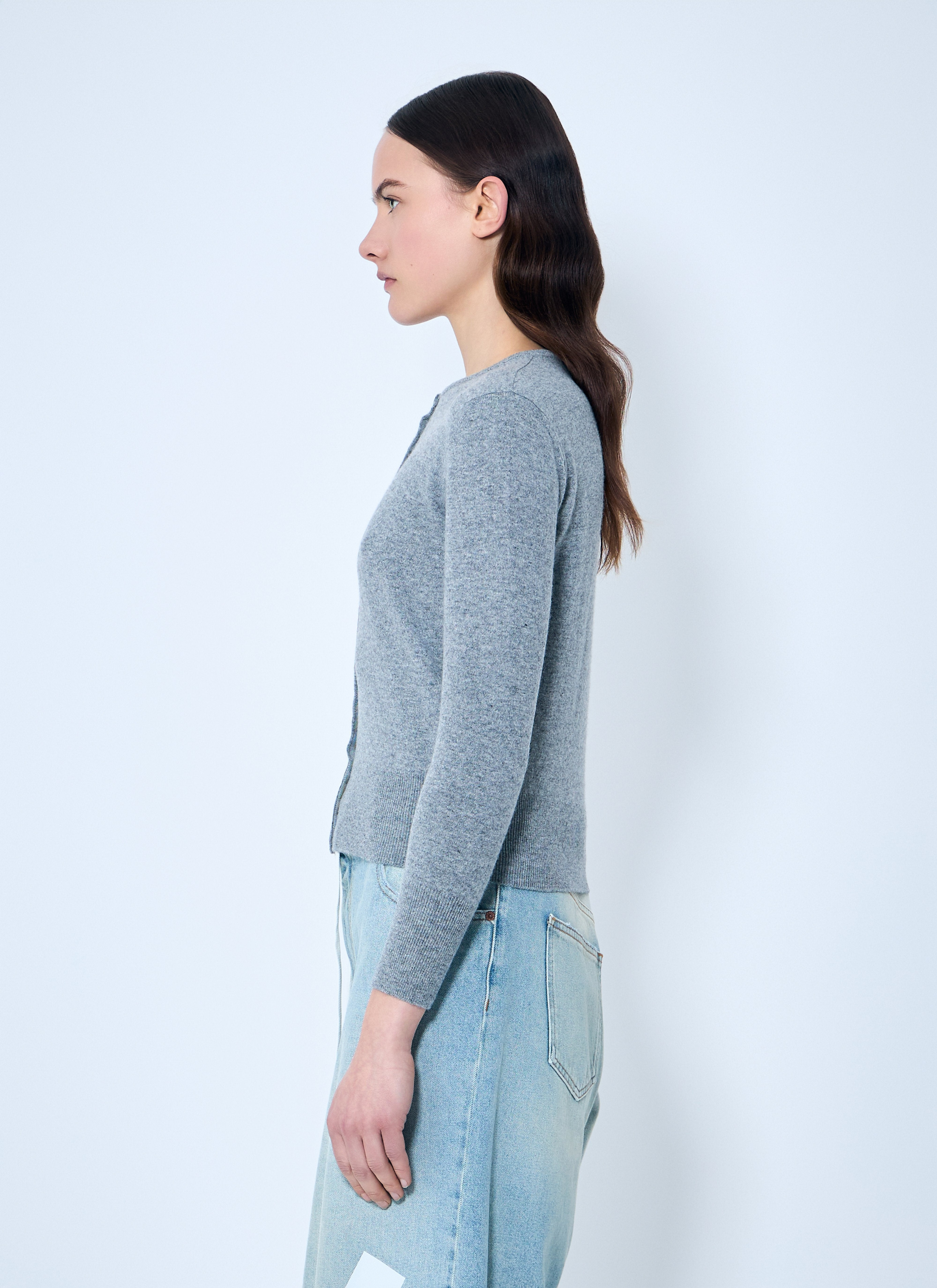 Maison Margiela Women Wool Cardigan - 3