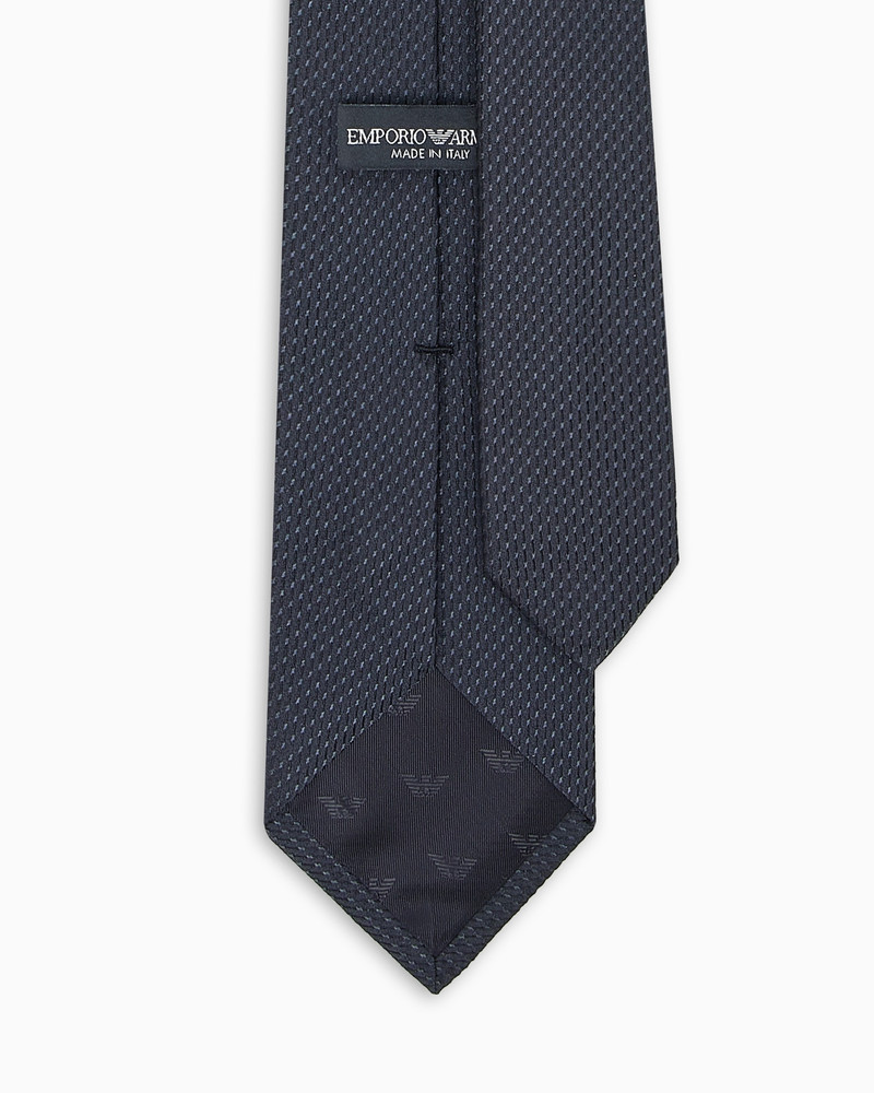 EMPORIO ARMANI PURE SILK MICRO-TEXTURED TIE outlook