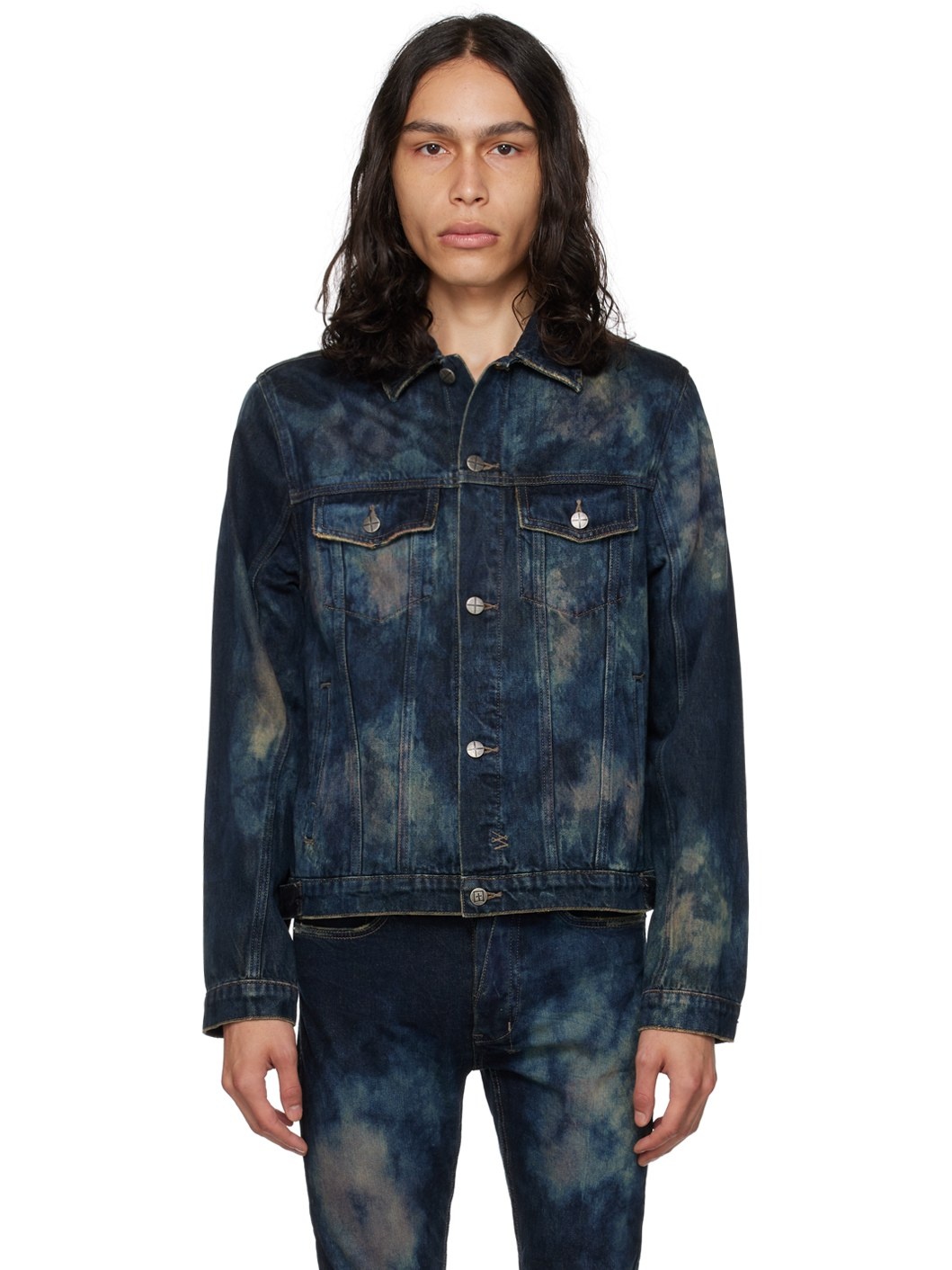 Navy Classic Journey Denim Jacket - 1