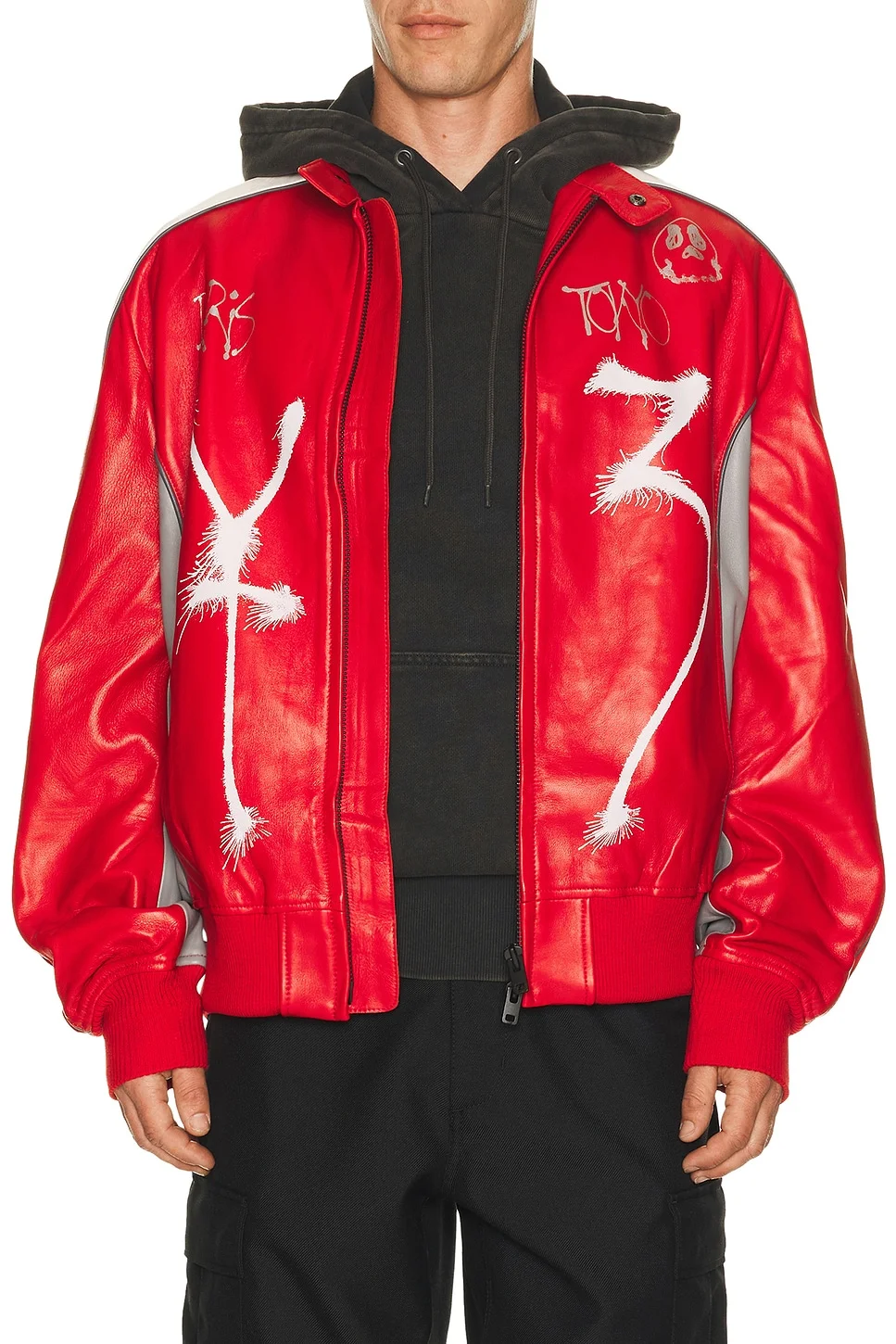 Gfx Leather Jacket - 1
