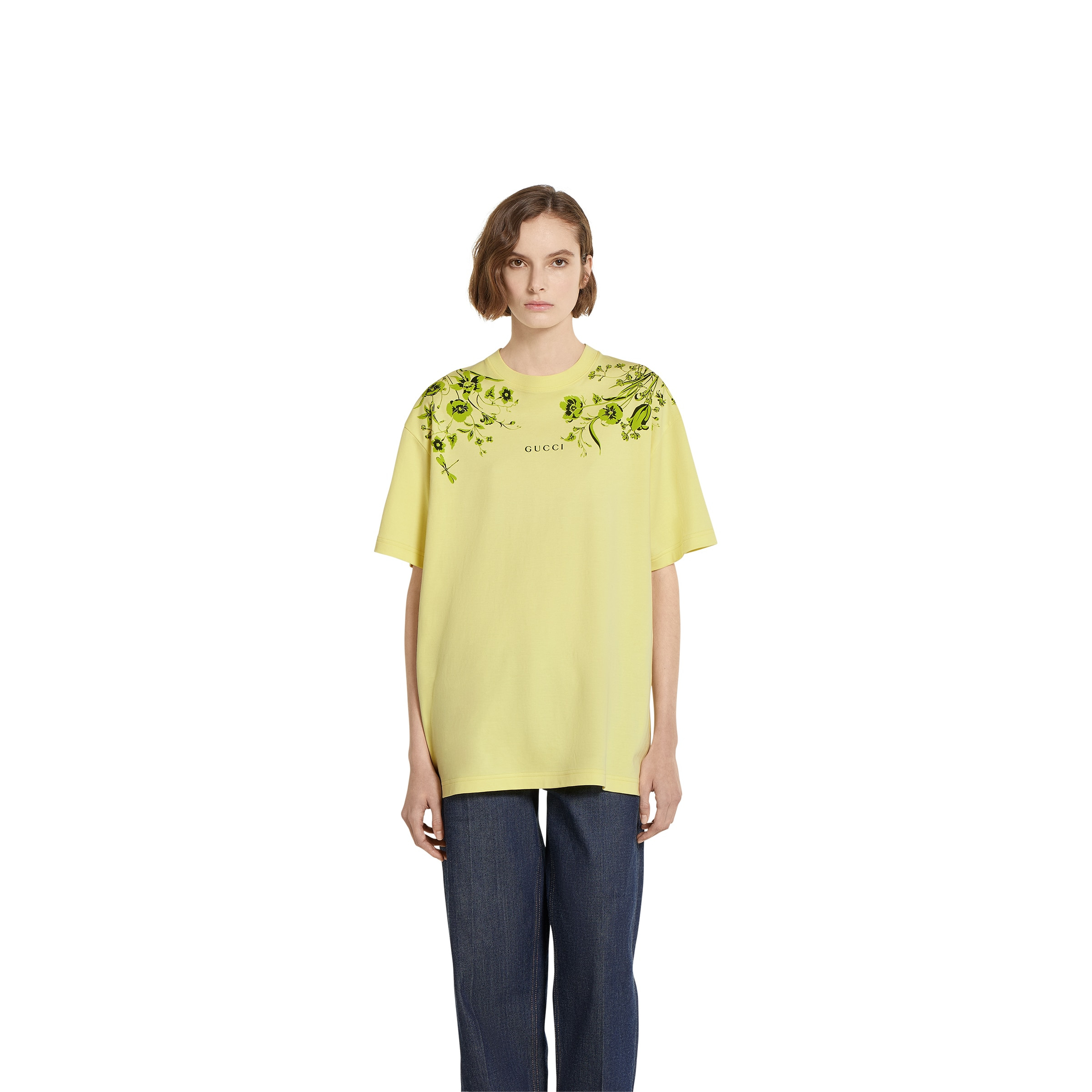 Soft cotton jersey T-shirt with print - 3
