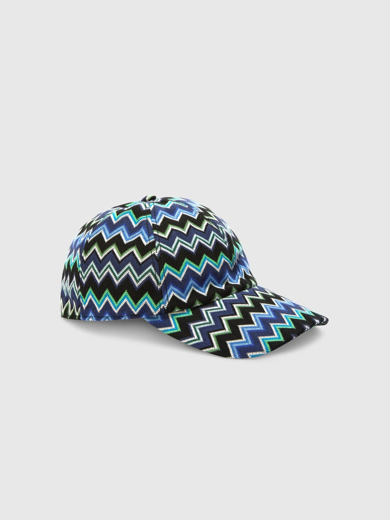 Missoni Cotton baseball cap with zig zag pattern outlook