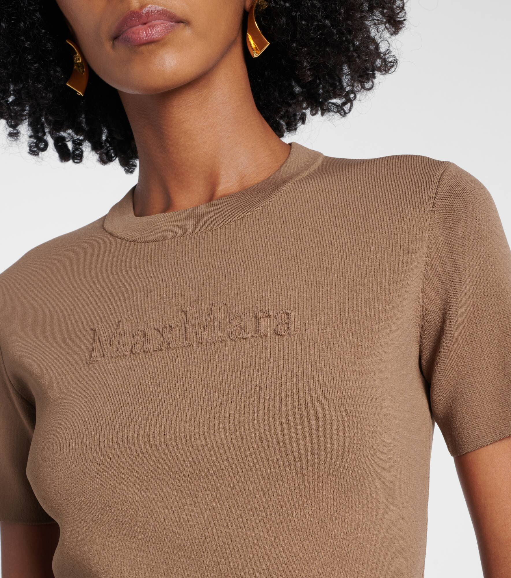 Logo embroidered T-shirt - 4