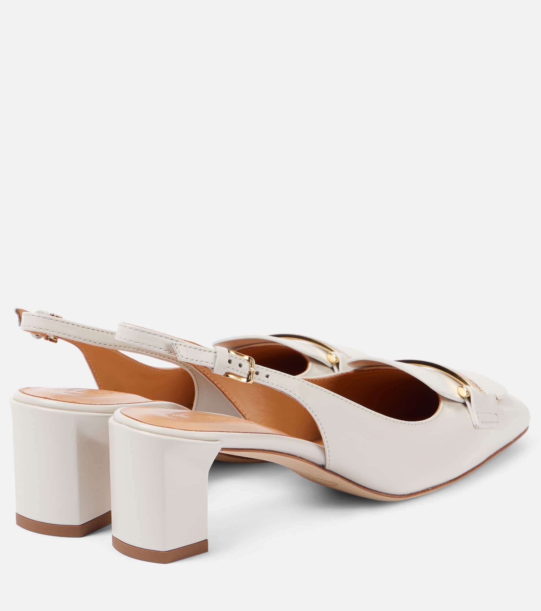 Leather slingback pumps - 2