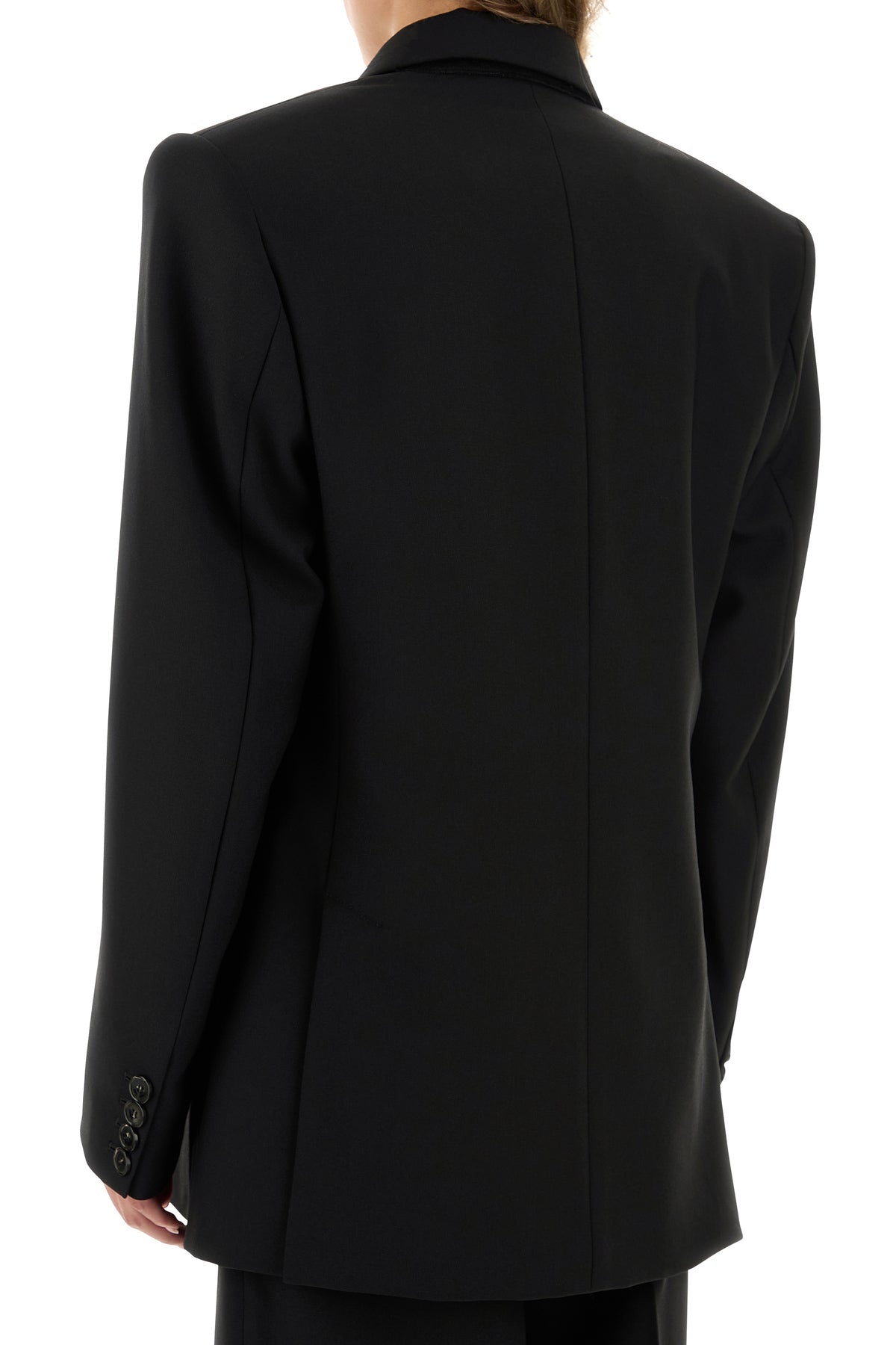 Black wool blazer - 4