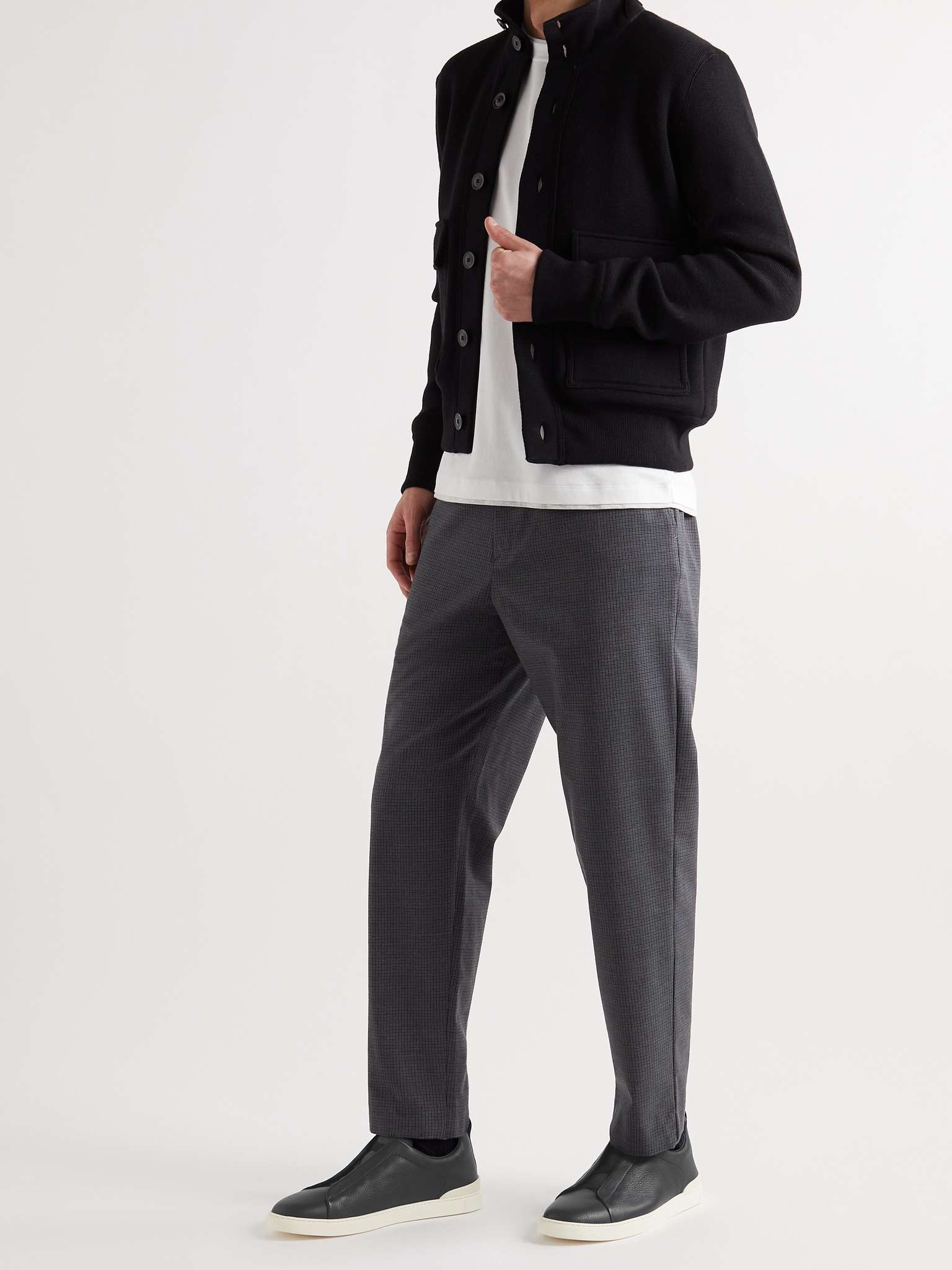 Full-Grain Leather Slip-On Sneakers - 2