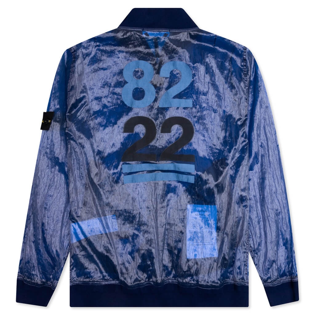 STONE ISLAND BOMBER JACKET 433Q2 - BRIGHT BLUE - 2