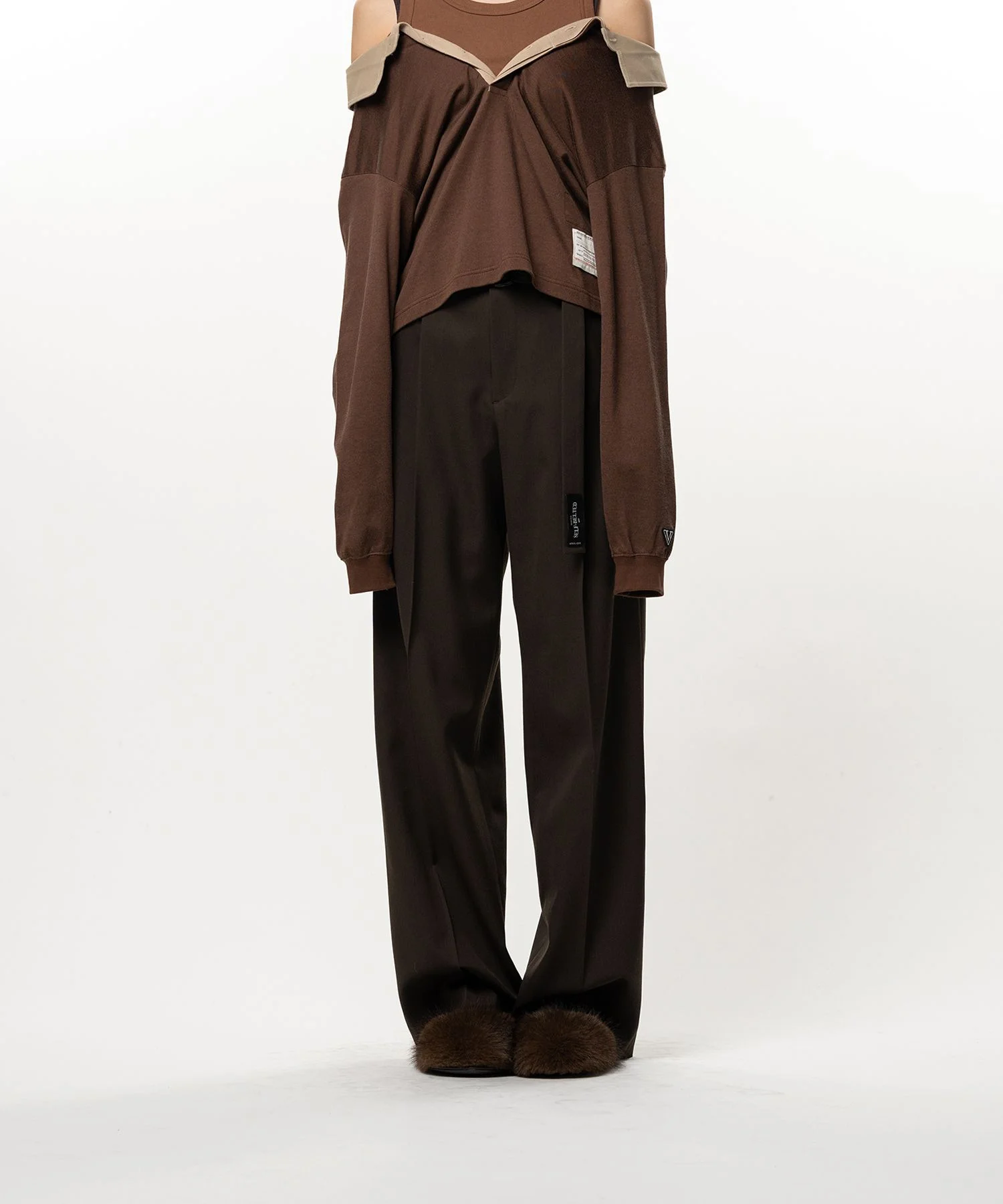 "MY PAL"Belted Pants - 1