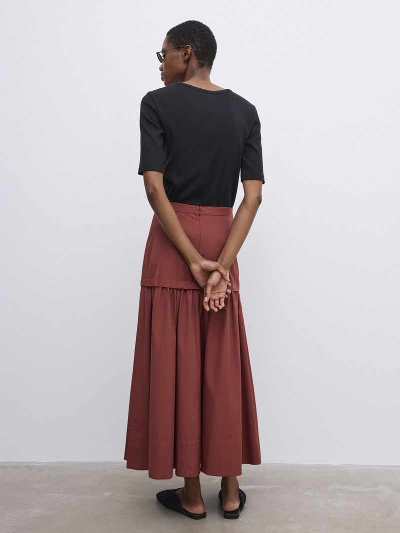 Cotton Maxi skirt 5
