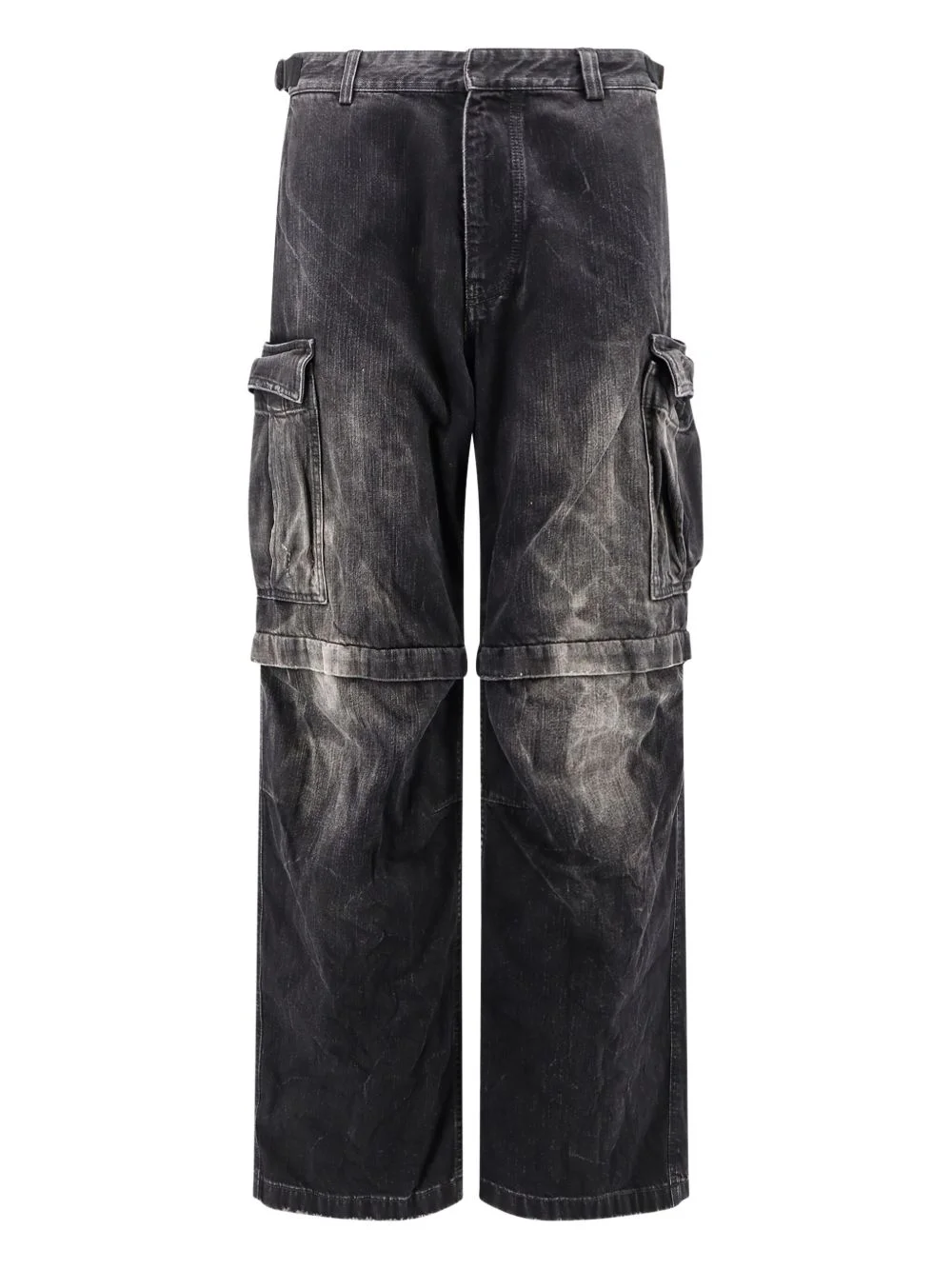 panelled cargo jeans - 1