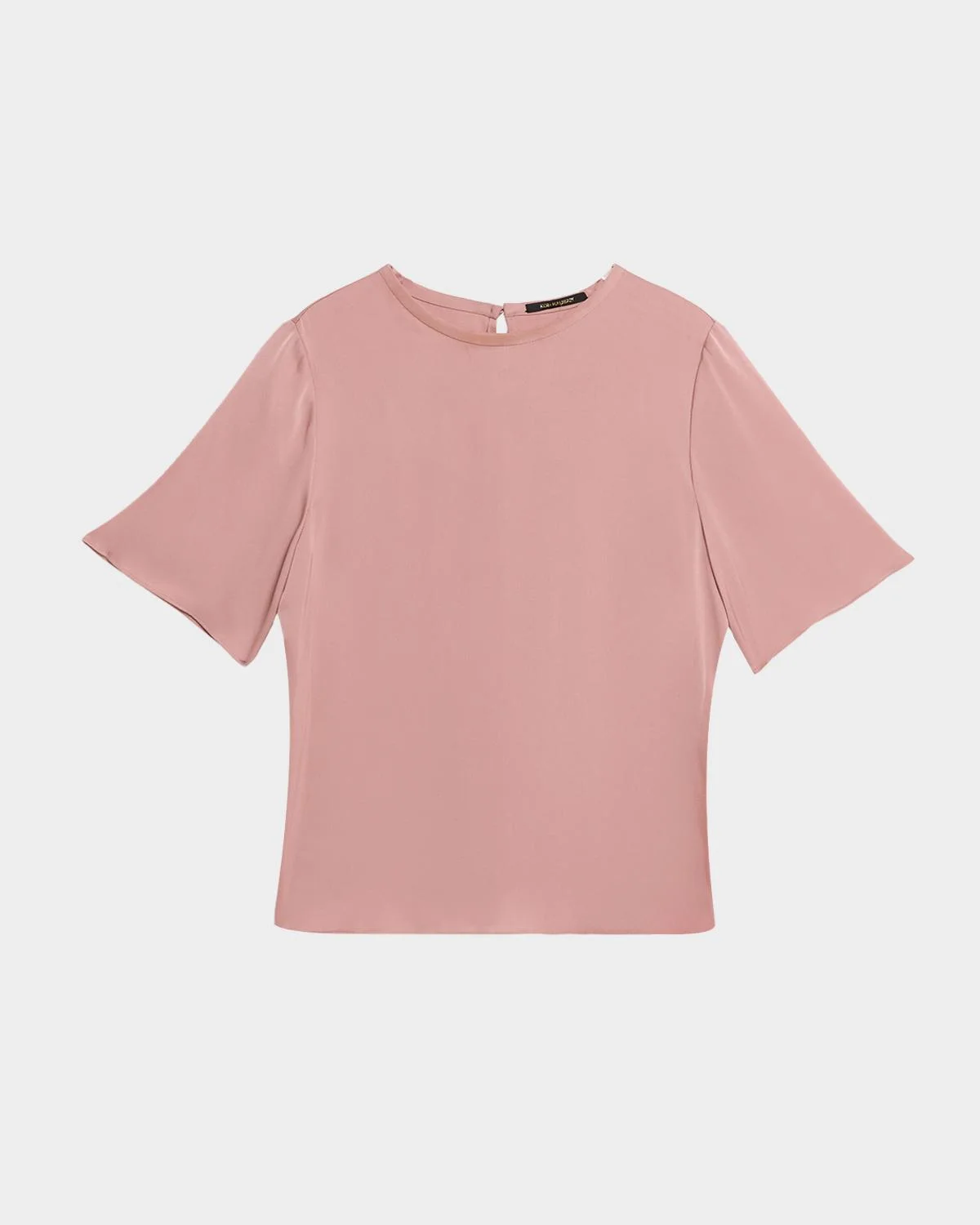 Maryl Crewneck Silk Blouse - 1