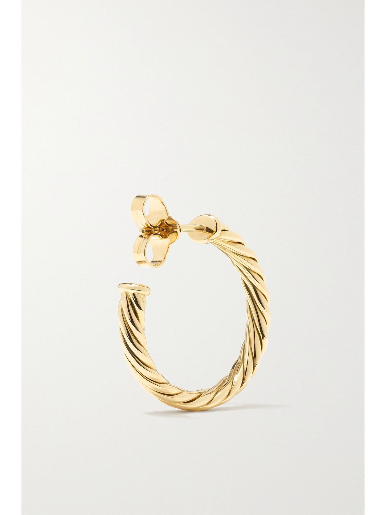 Cable Spira 18-karat Gold Hoop Earrings - 4