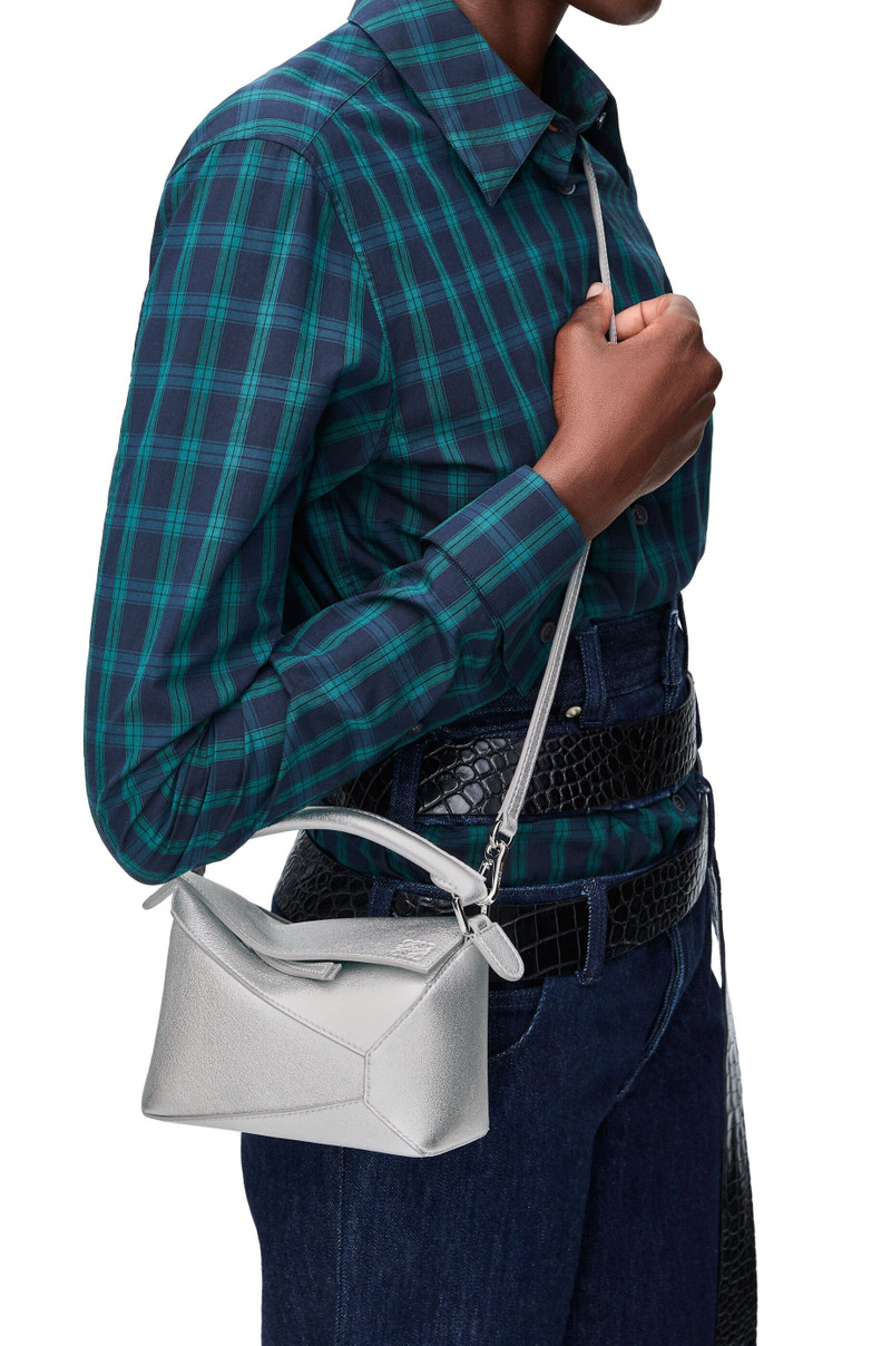 Loewe Mini Puzzle bag in laminated lambskin outlook