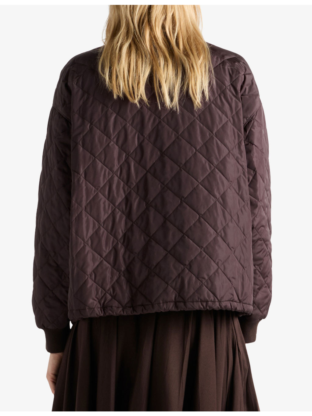 Quilted lightweight Re-Nylon jacket - 4