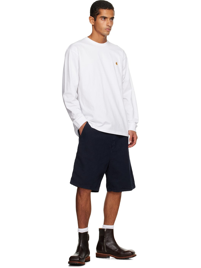Carhartt Navy Walter Single Knee Shorts outlook