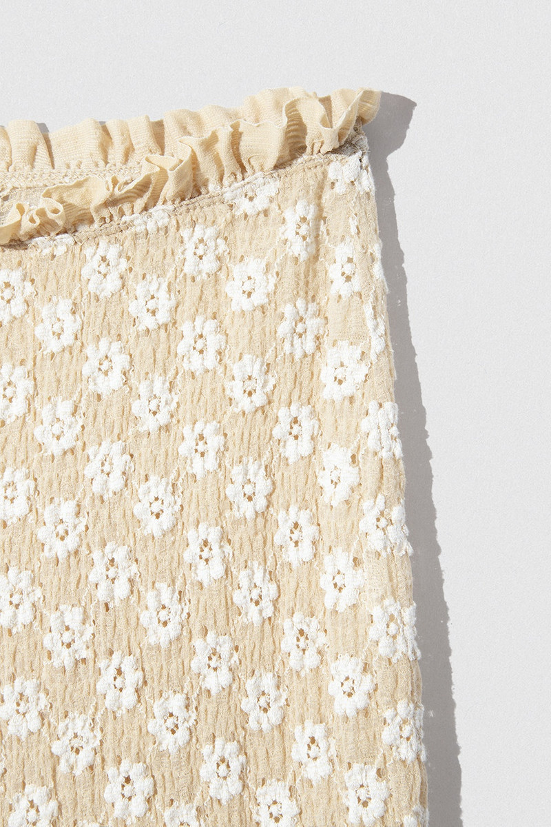 RUBI LEGGINGS BEIGE FLORAL LACE 3