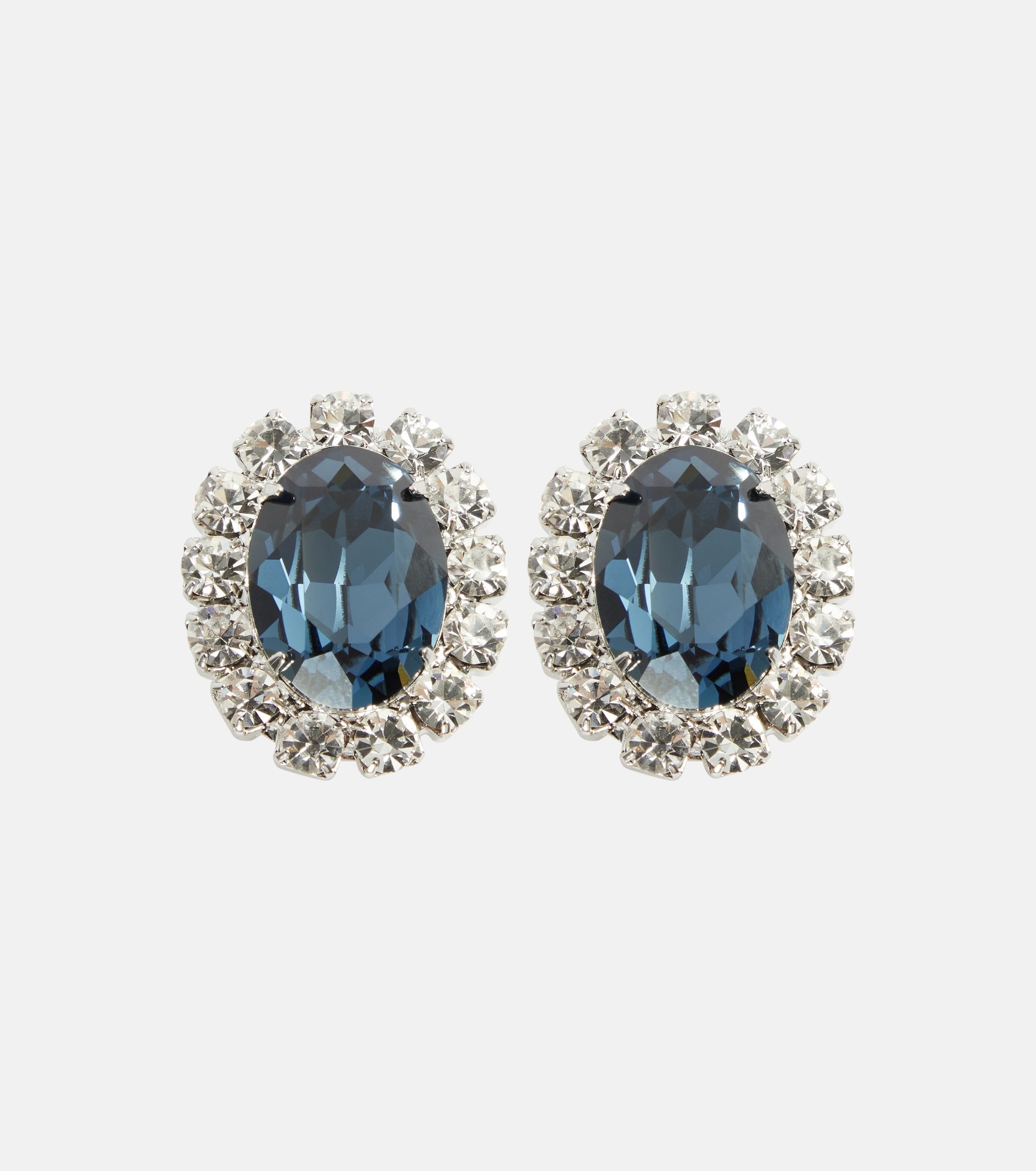 Diana crystal-embellished earrings - 1