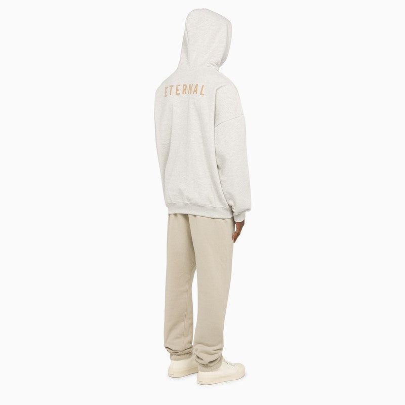 Fear Of God Eternal Grey Hoodie With Print Men - 2