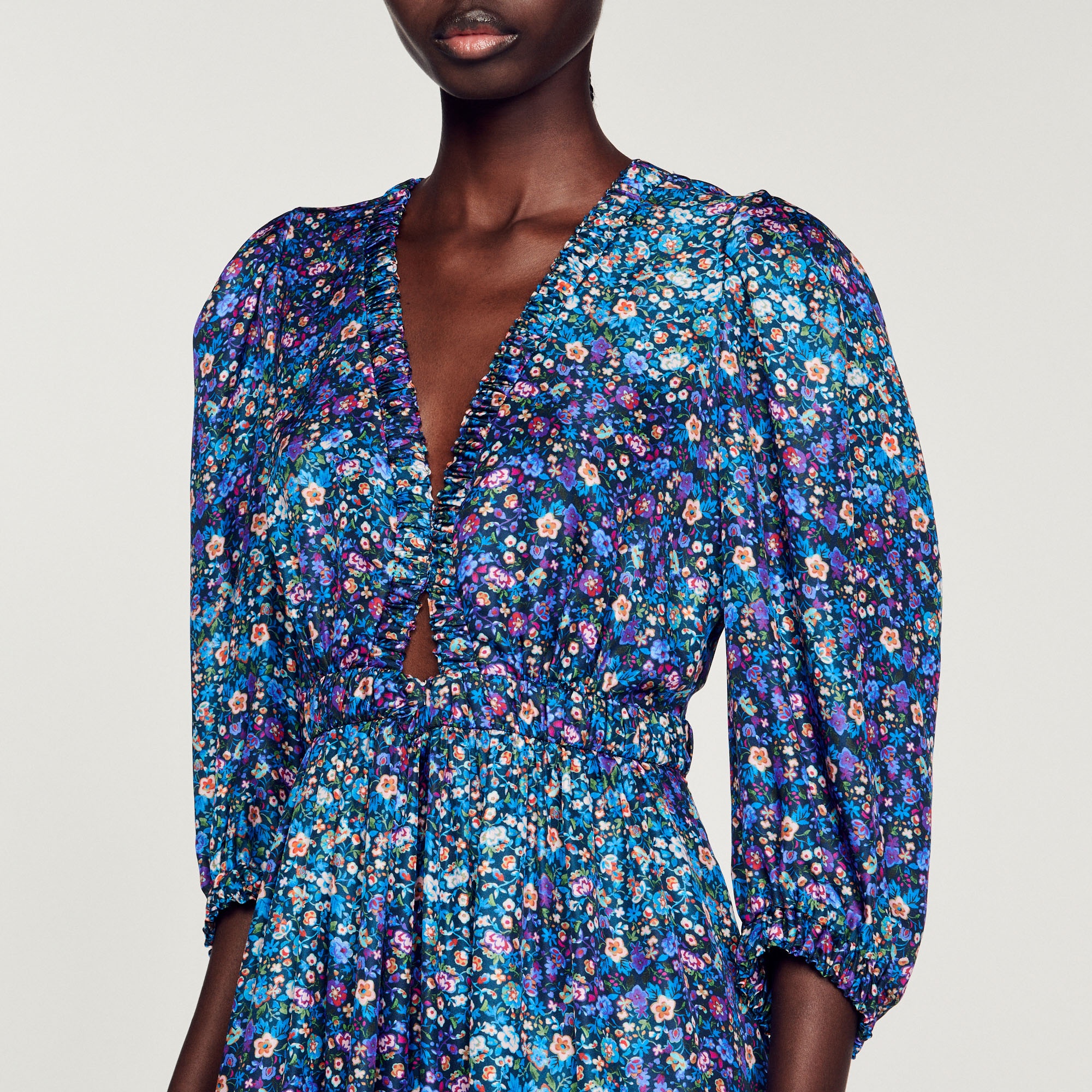 Long floral dress - 4