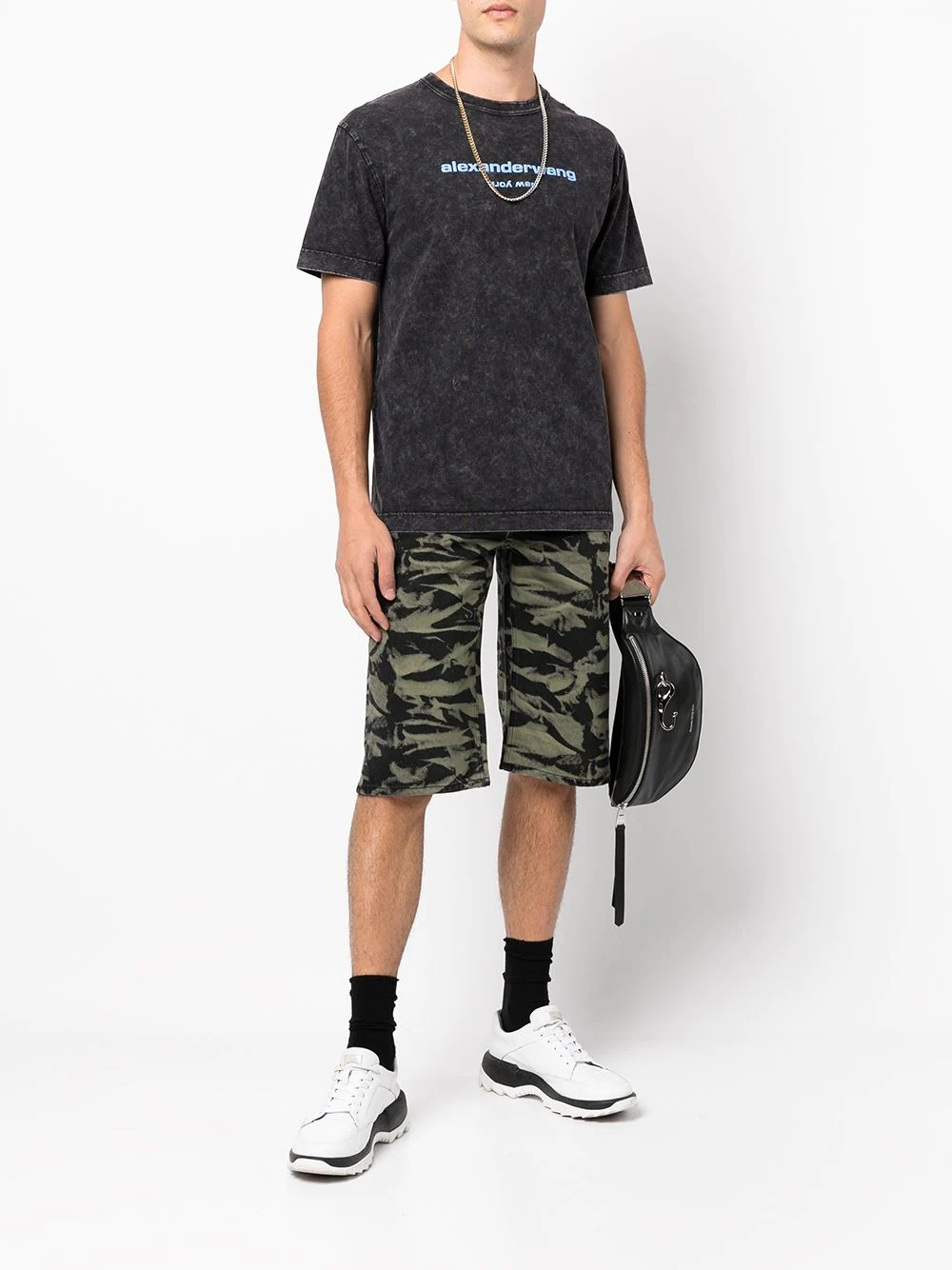 camouflage knee-length shorts - 3