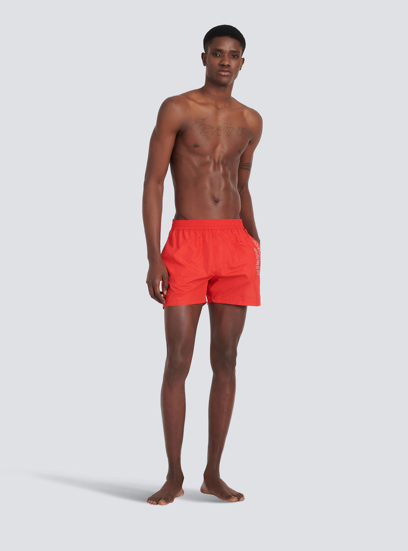 Balmain Balmain logo swim shorts outlook