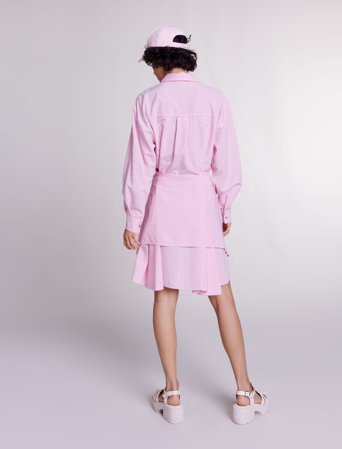 Striped shirt dress - 5