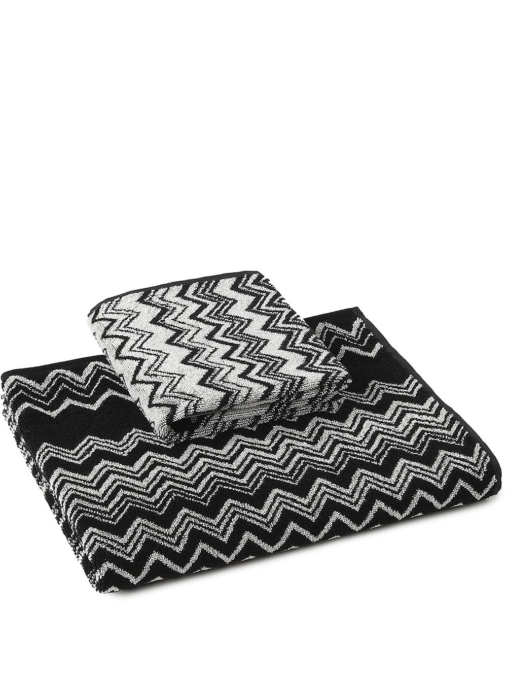 Keith chevron print towels (set of 2) - 1