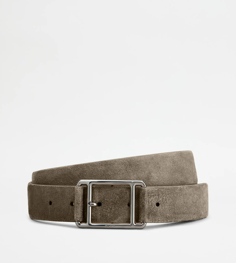 BELT IN LEATHER - GREEN 1