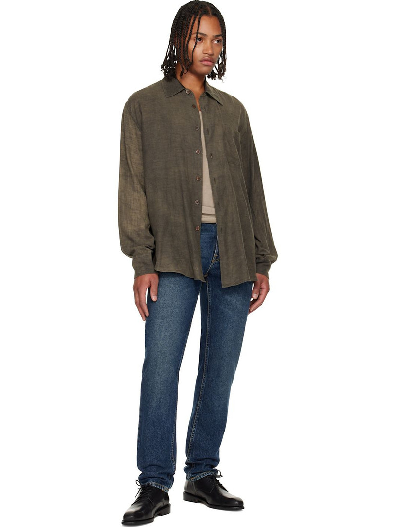 Nudie Jeans Navy Gritty Jackson Jeans outlook