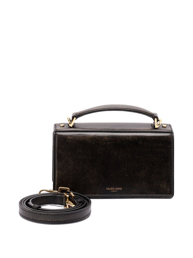 Golden Goose mini Venezia gold-lock tote bag outlook
