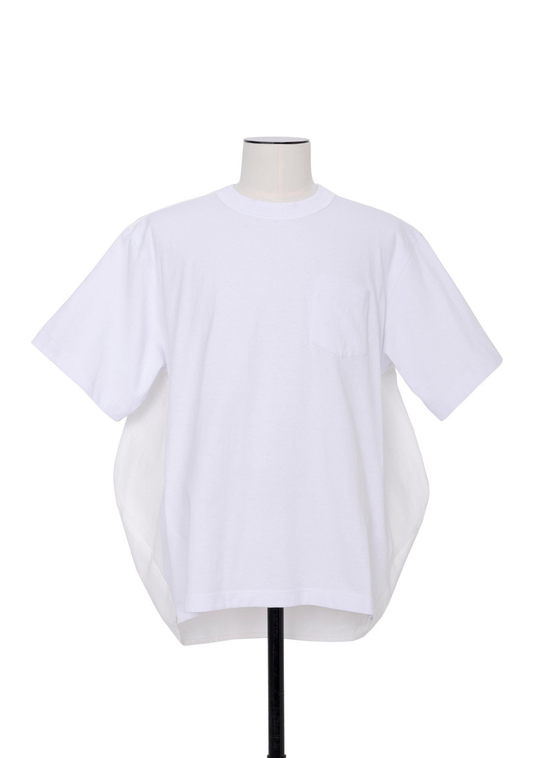 Light Weight Denim x Cotton Jersey T-Shirt 1