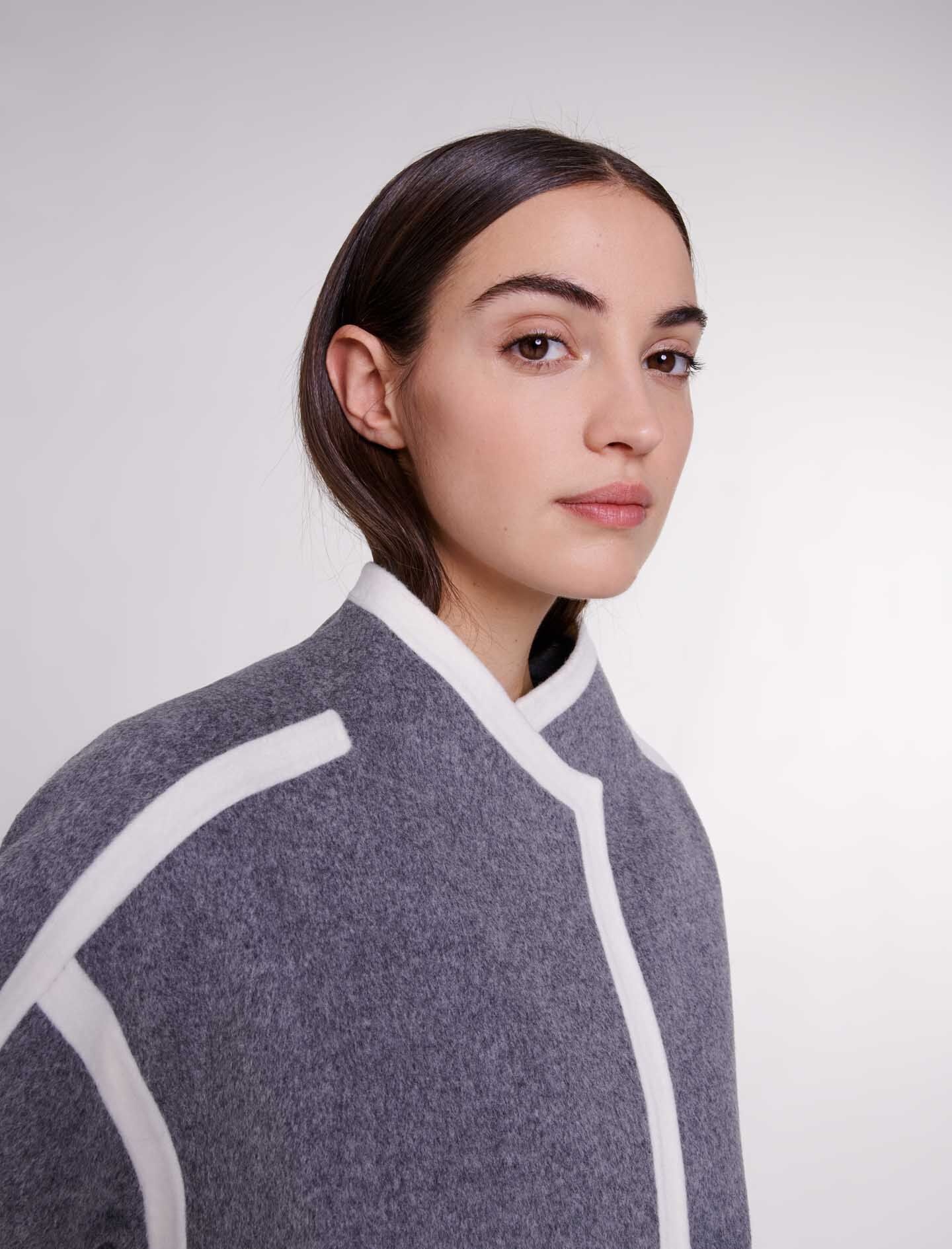 Short two-tone coat - 6