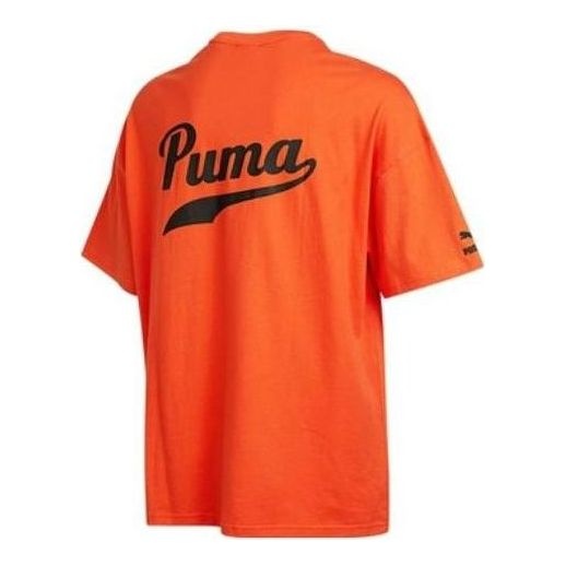 PUMA Logo T-Shirt 'Orange' 538324-79 - 2
