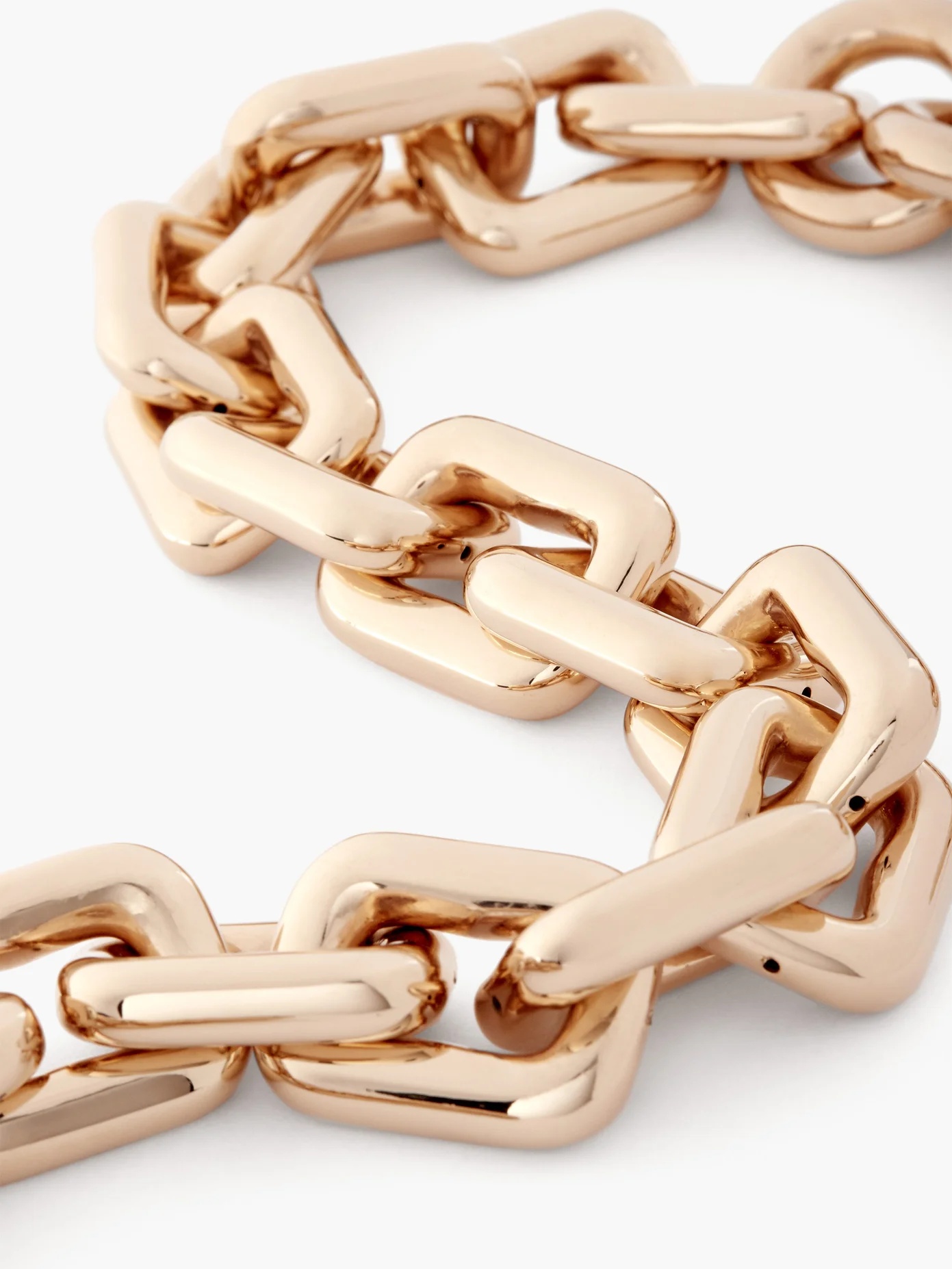 Chunky chain rose gold-plated choker - 4