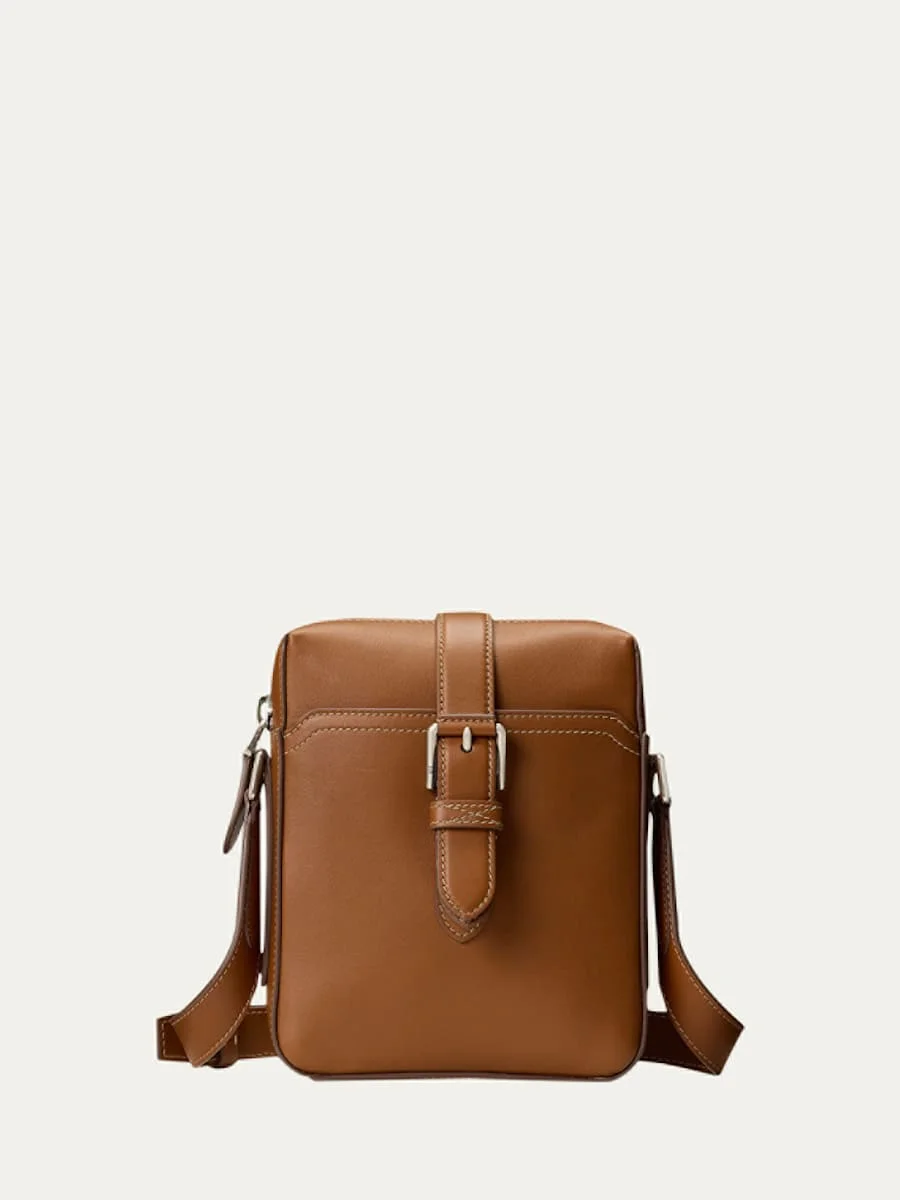 Men's Bedford Leather Crossbody Bag - 1