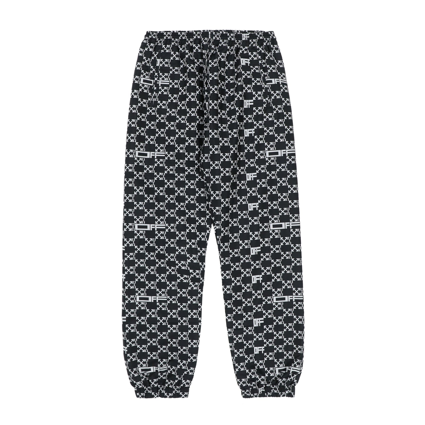 MONOGRAM ALLOVER TRACKPANT / BLK WHT - 1