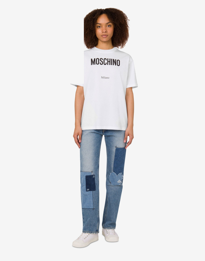 PRINTED ORGANIC COTTON JERSEY T-SHIRT 1