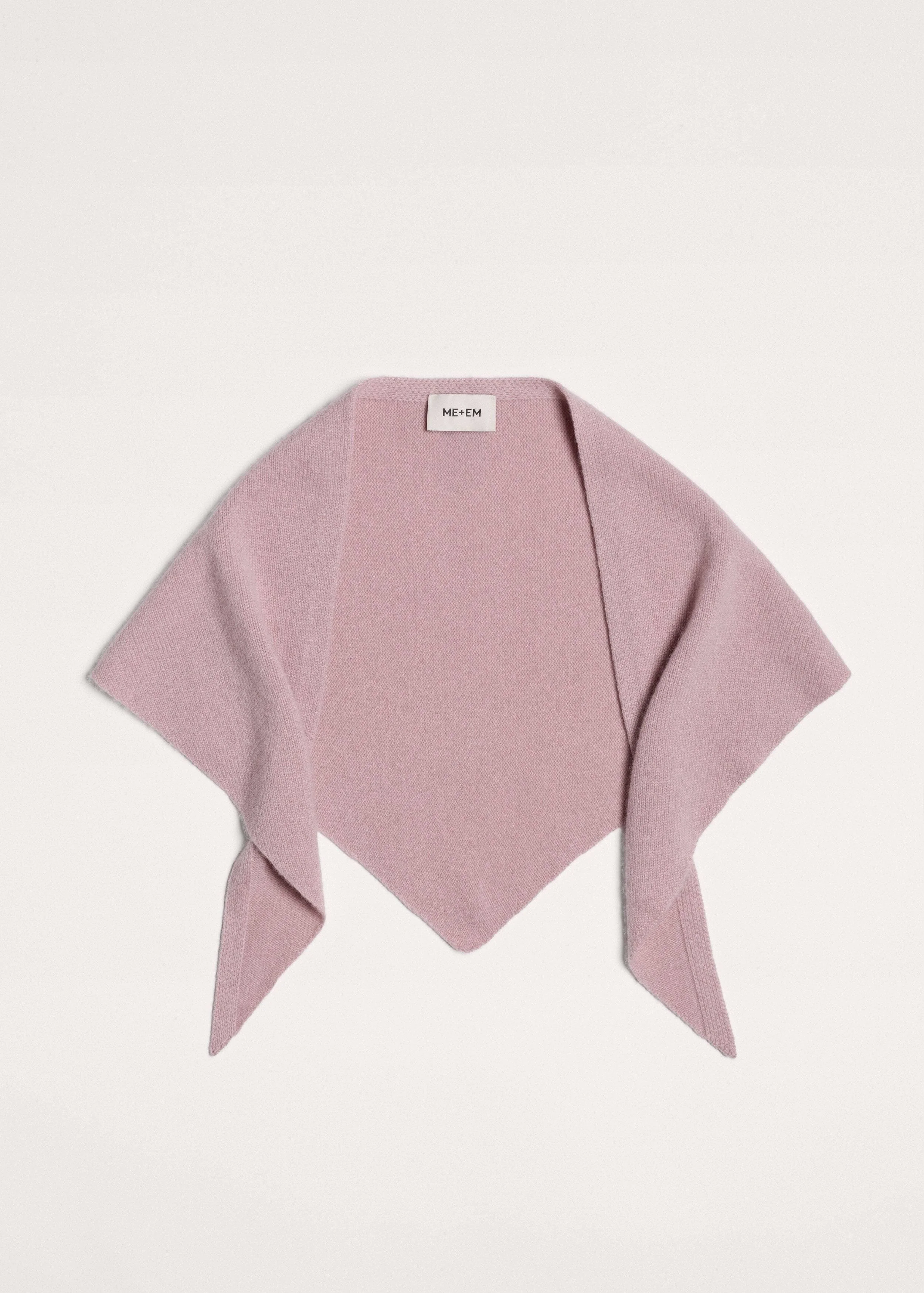 Mini Triangle Knit Scarf - 1