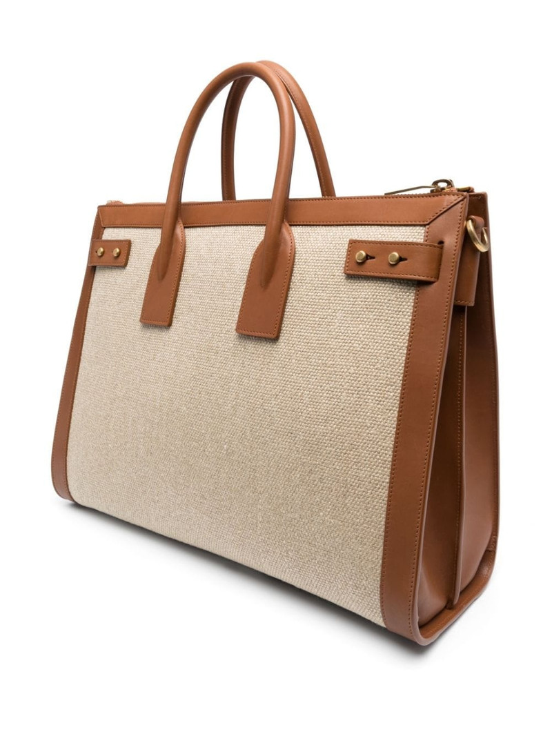large Sac De Jour linen tote bag 3