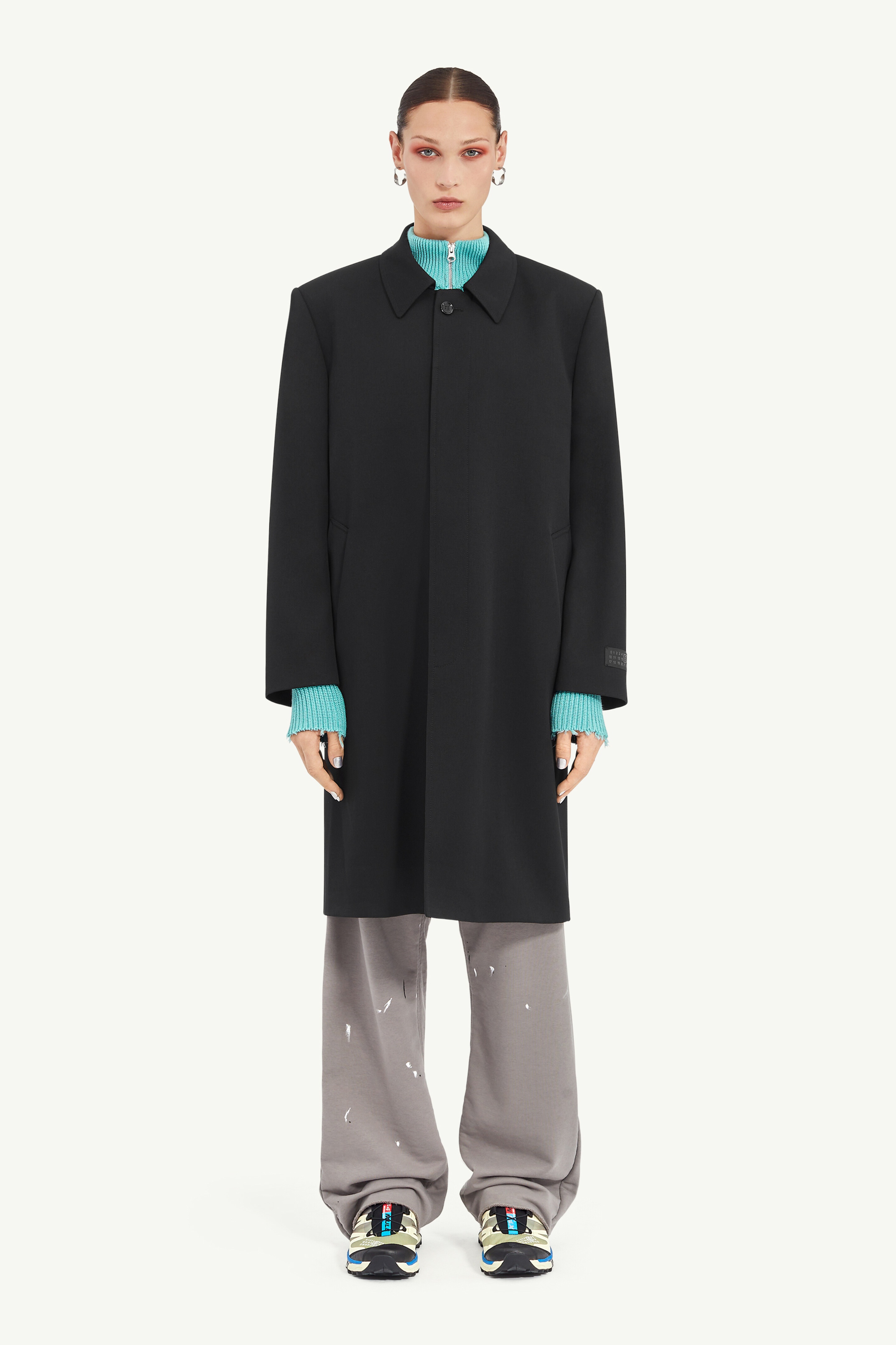 Wool Gabardine Coat - 2
