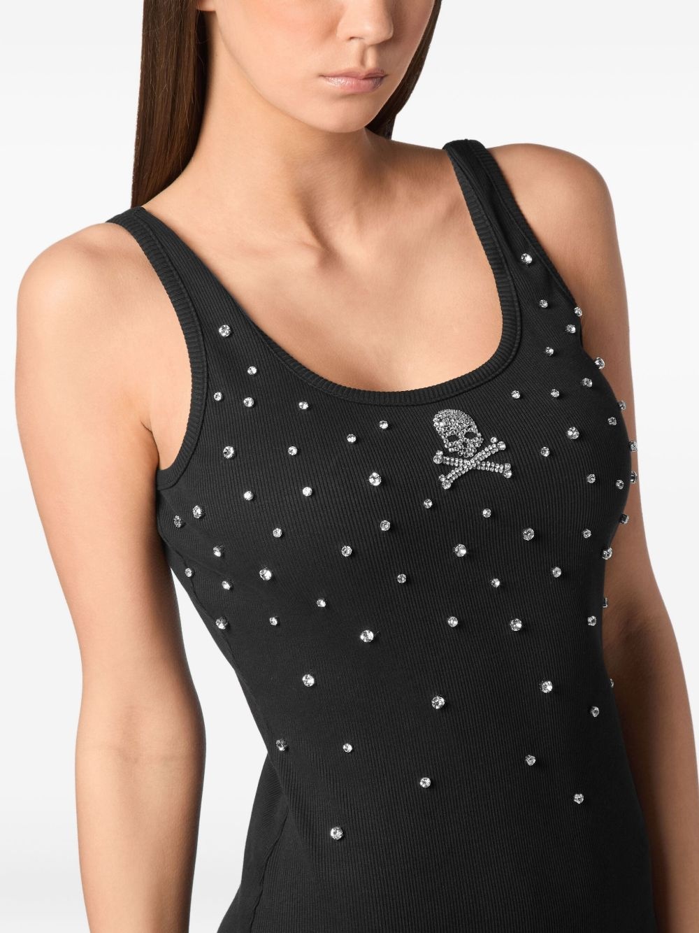 rhinestone-embellished dress - 5