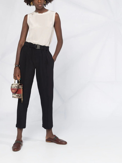 Brunello Cucinelli sleeveless silk top outlook