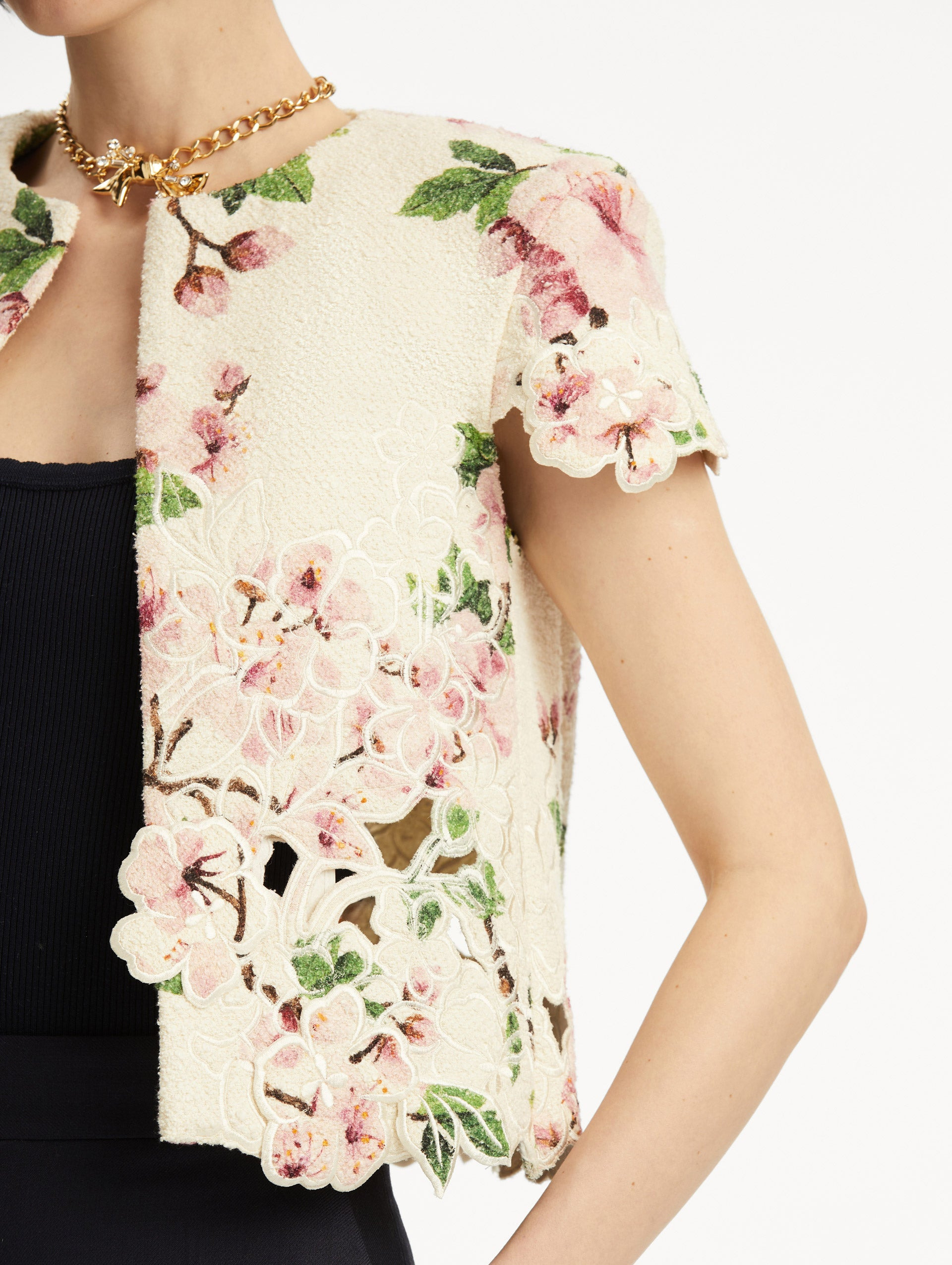 CHERRY BLOSSOM TWEED JACKET - 6