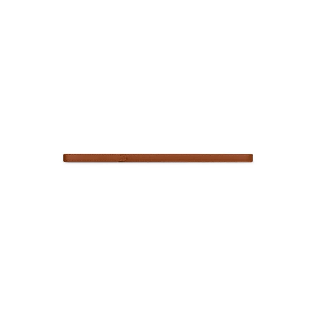 Women's Bb Super Thin Belt  in Beige - 2