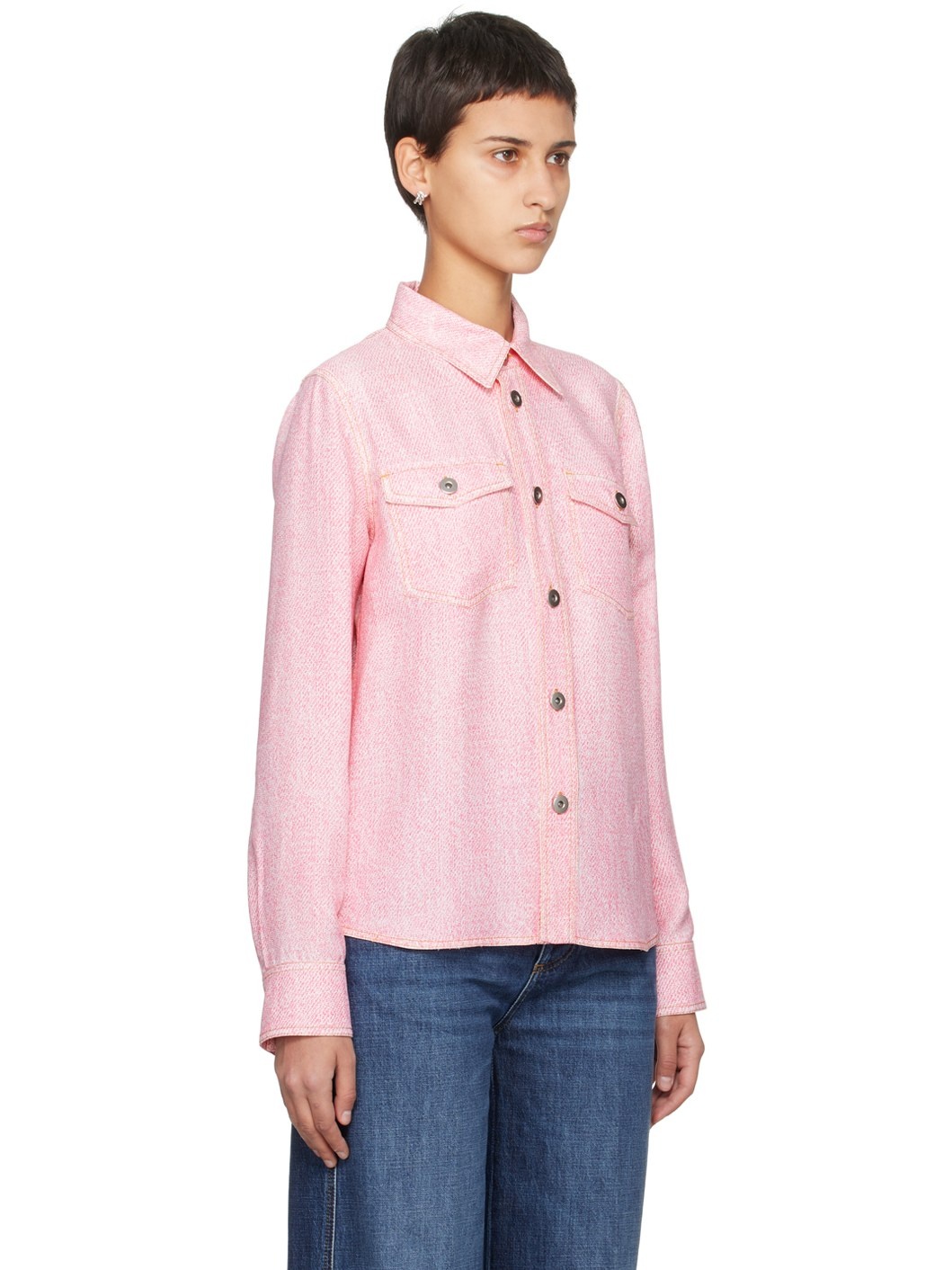 Pink Printed Shirt - 2