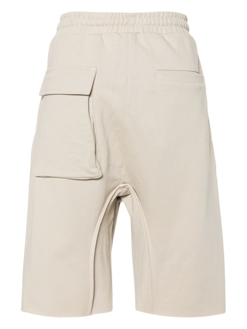 thom/krom drawstring cotton track shorts outlook