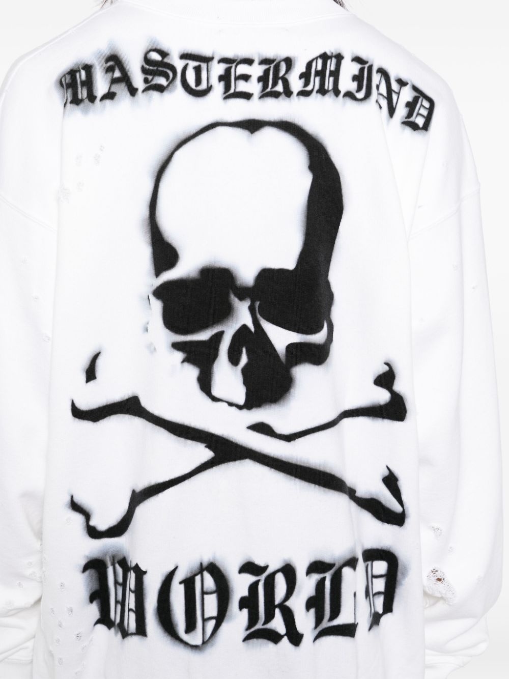 slogan print  sweater - 5