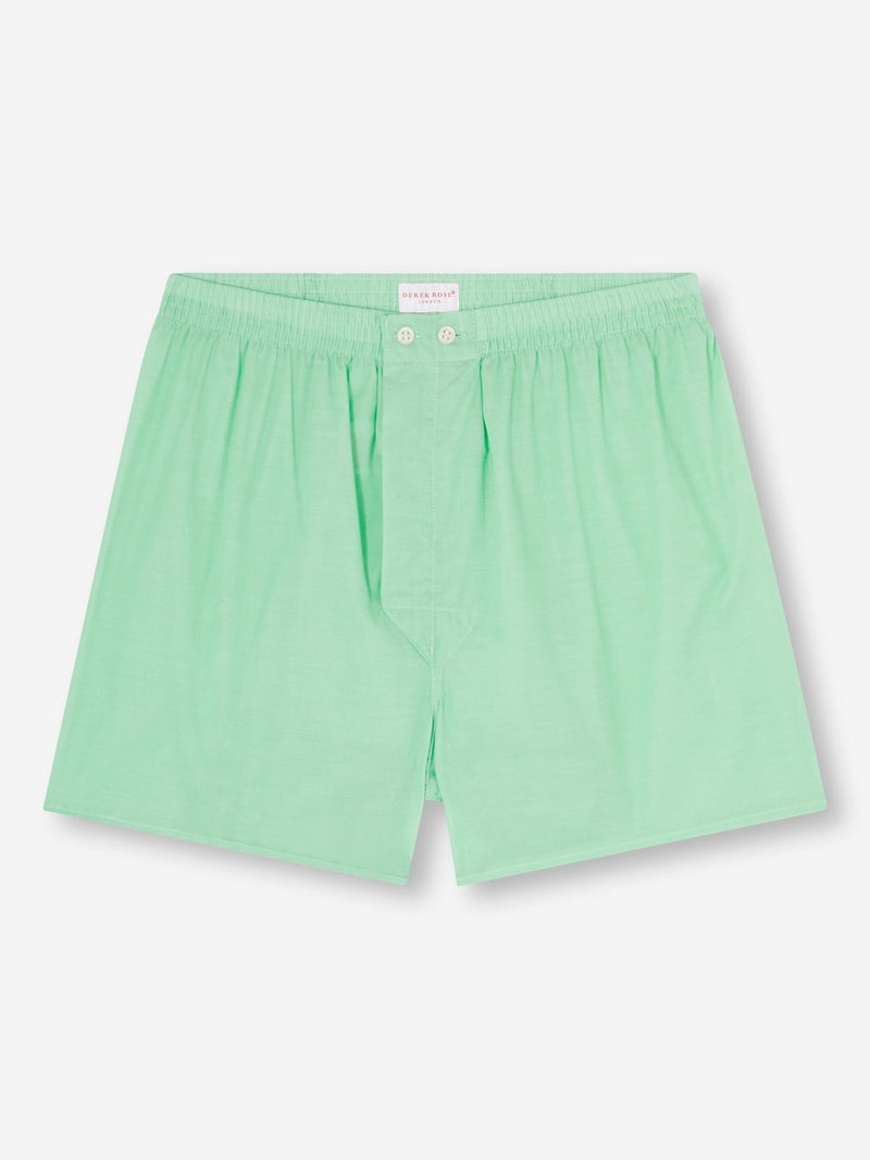 Men's Classic Fit Boxers Amalfi Cotton Batiste Mint - 1