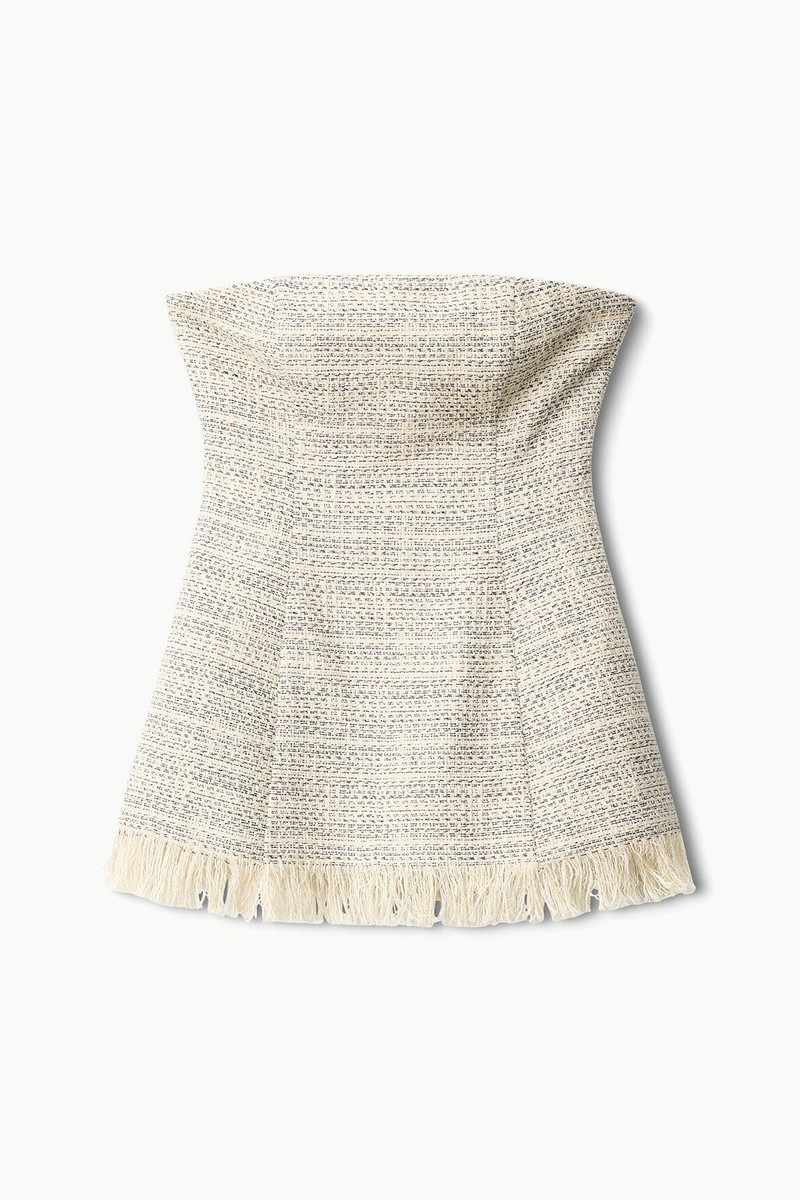 STAUD SILVIA TOP IVORY MULTI - 1