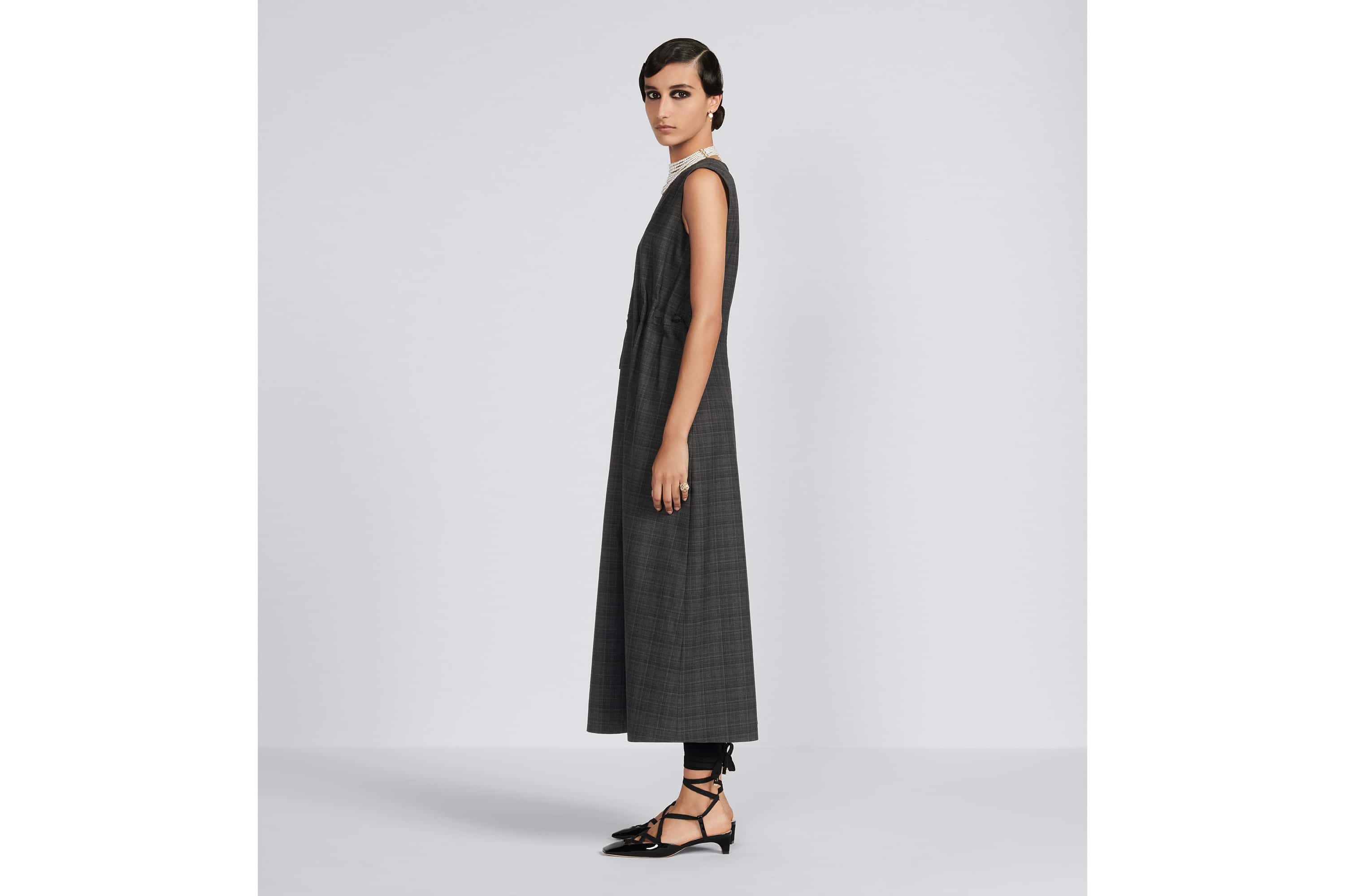 Flared Mid-Length Dress - 5